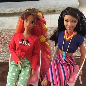 Two Pretty African American dolls